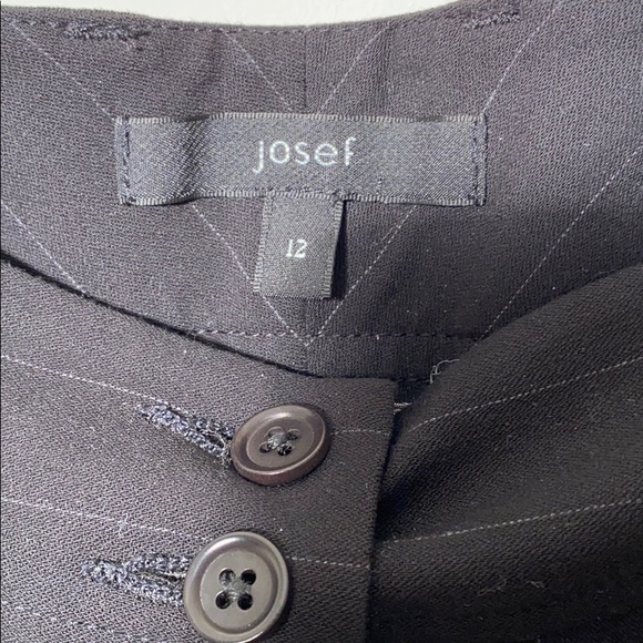 Josef pinstripe wide leg pant - Picture 5 of 5